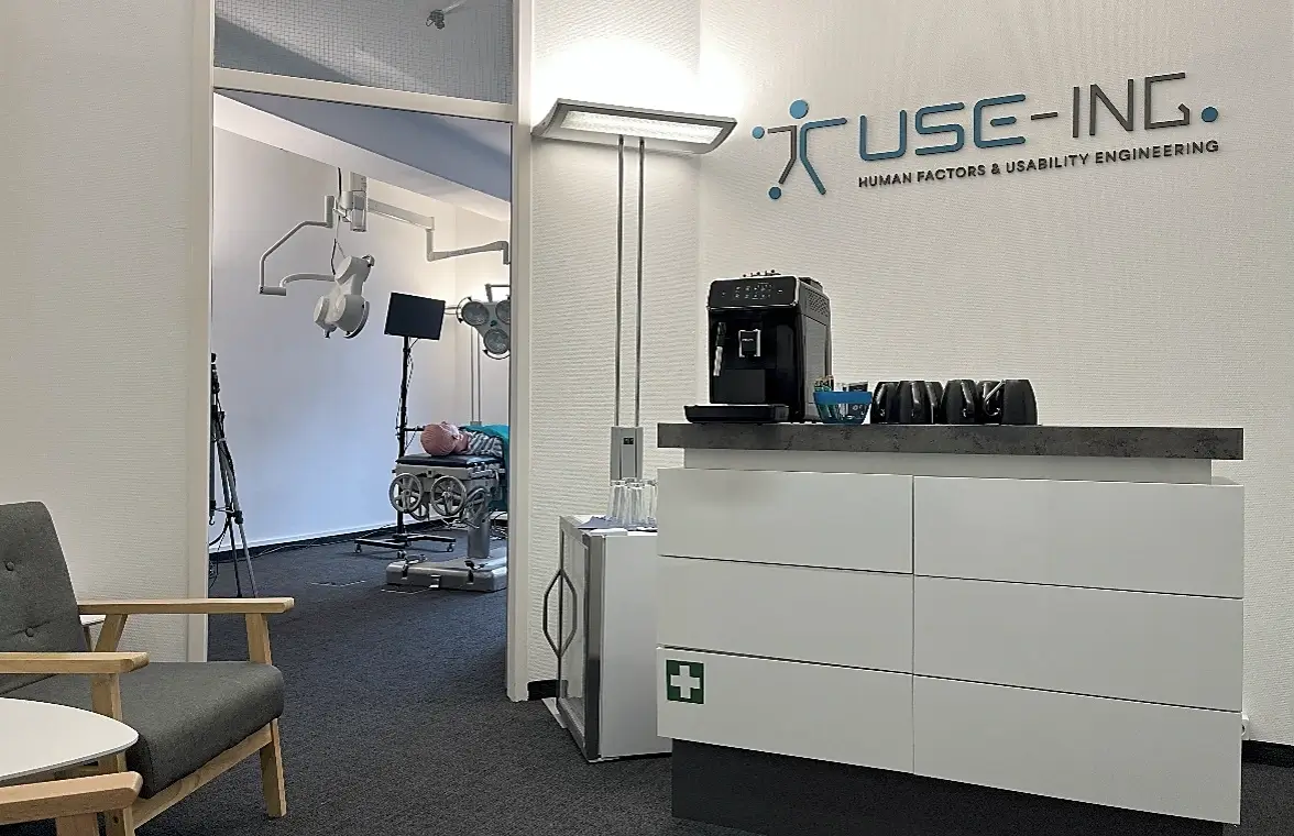 Usability lab welcoming room