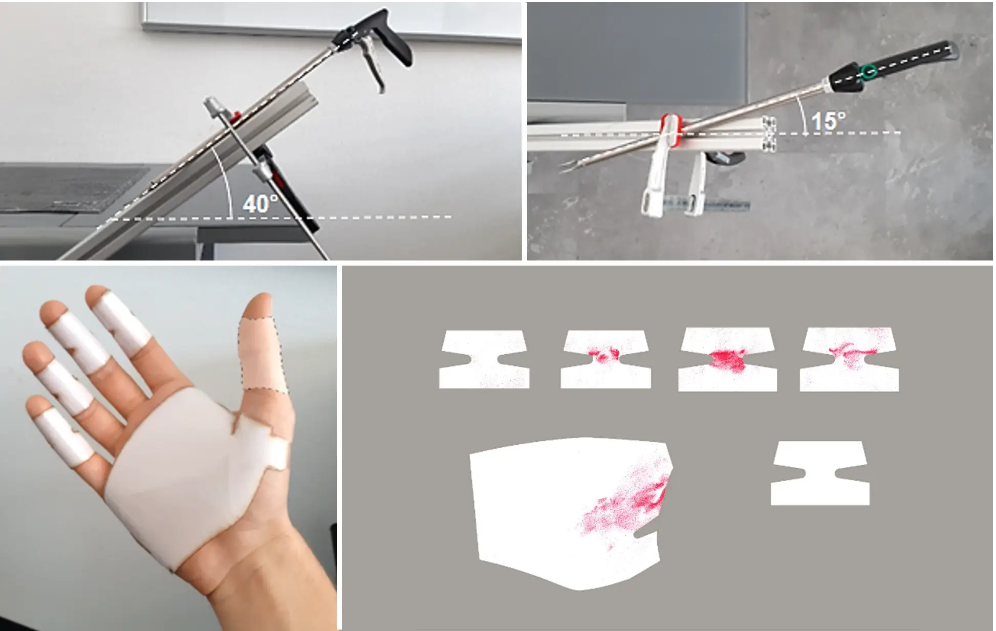 Aesculap test setup
