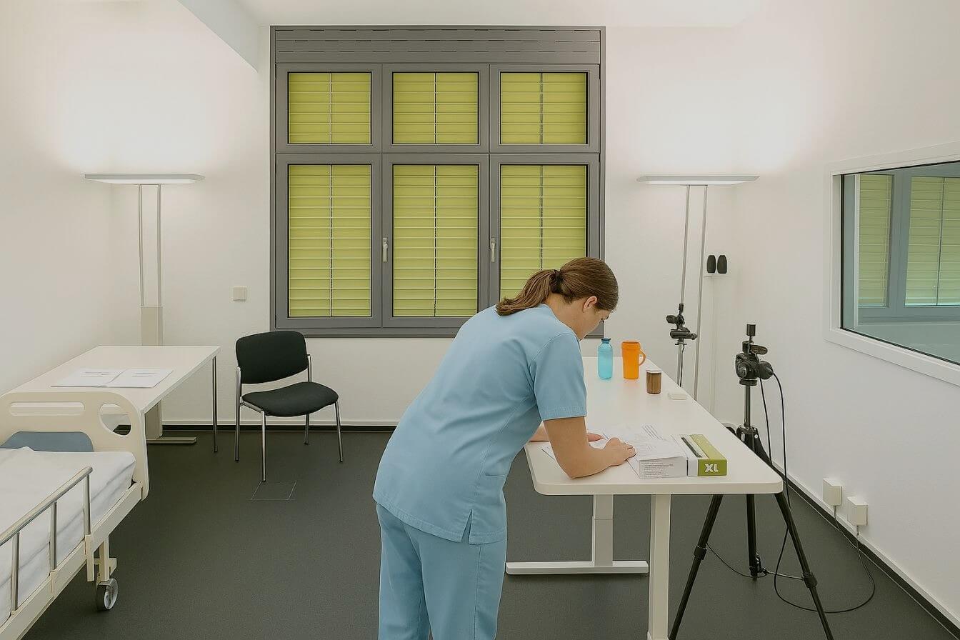 V‑OVS® next: Formative Usability Evaluation 2 Formative evaluation: usability test setup in the lab